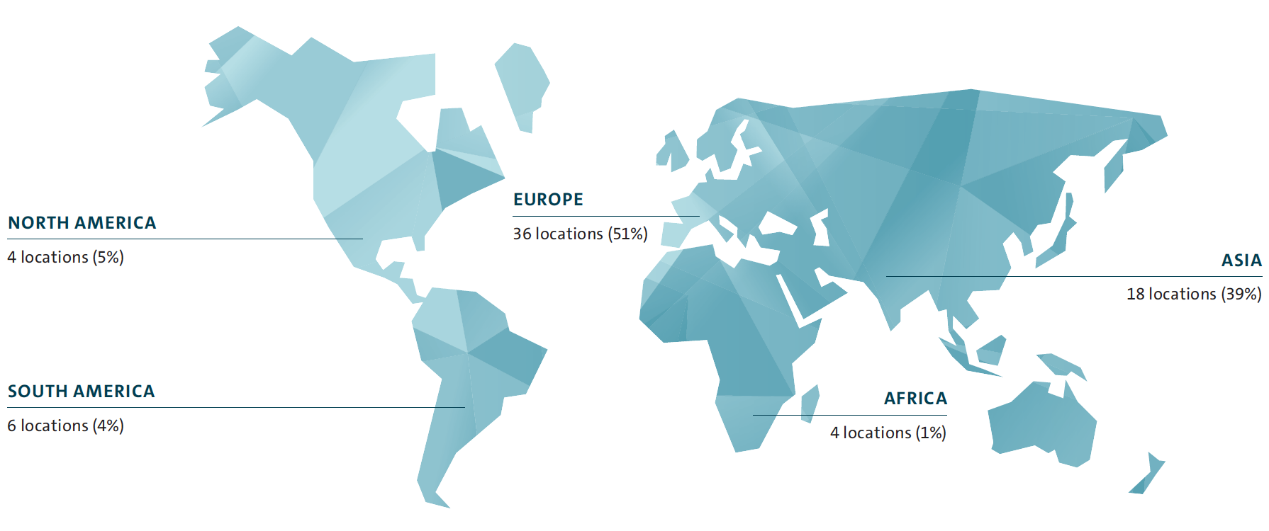 Vehicle production locations of the Volkswagen Group (map)