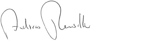 Andreas Renschler (handwriting)